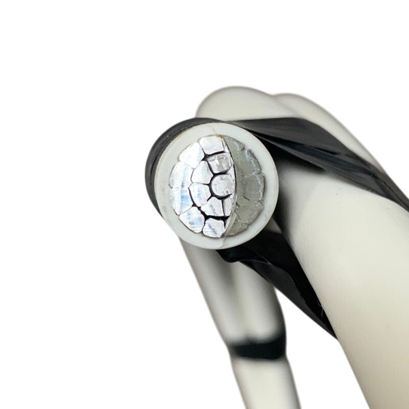 15' New Super Slick Elite 4/0 White Stranded Aluminum Cable Electrical Wire