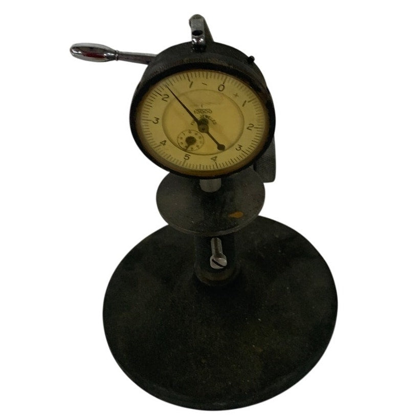 Vintage Machinist Bench Dial Indicator / Thickness Gauge Comparator Stand