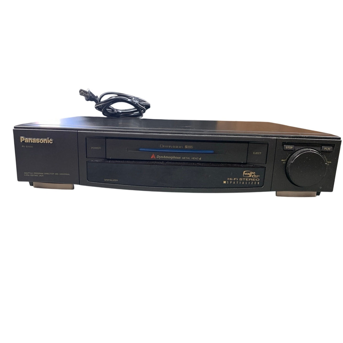 Vintage 1998 Panasonic PV-S7860 Super VHS S-VHS 4-Head Hi-Fi VCR Player Tested