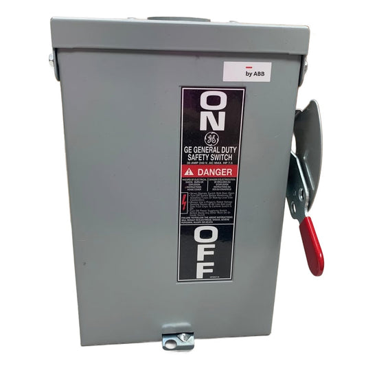 New Open Box GE General Electric TG3221R 30A Fusible General Duty Safety Switch