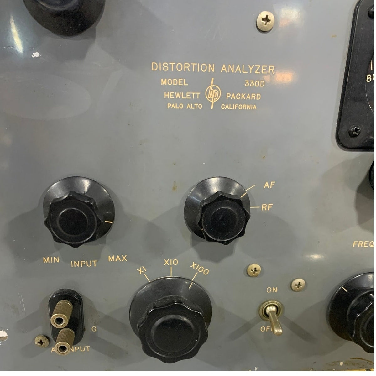 Hewlett-Packard HP 330D Distortion Analyzer — Vintage Audio/RF Test Equipment