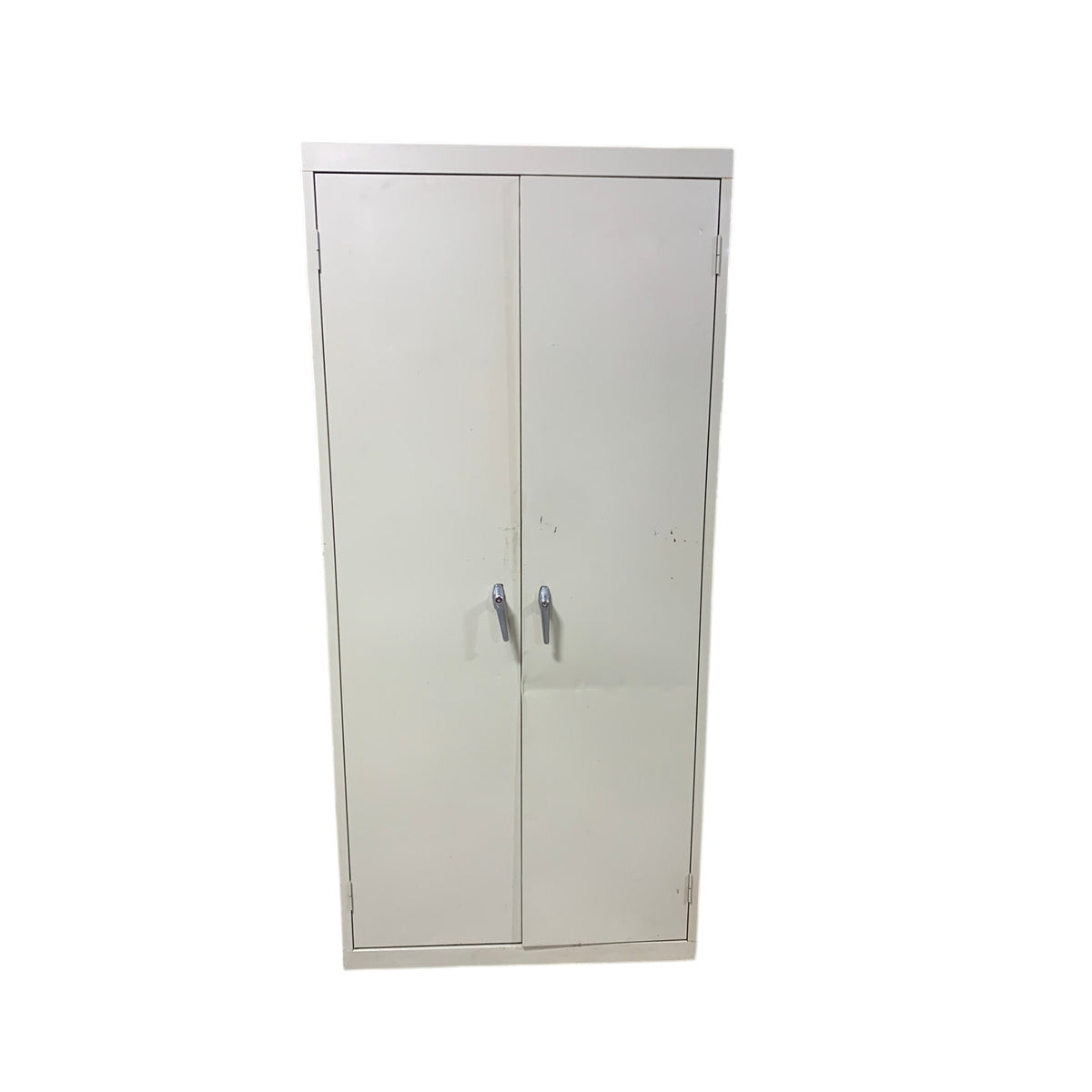 Vintage 78-Inch Metal Storage Cabinet, Used, St. Louis Local Pickup