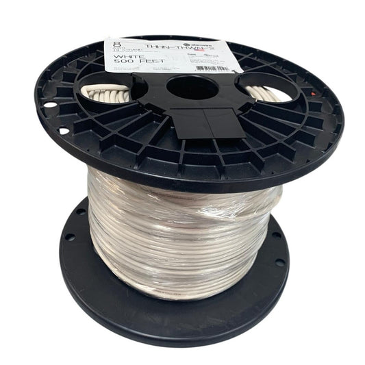 New 500’ 8 AWG THHN THWN RoHS Stranded 600V Copper Wire Spool
