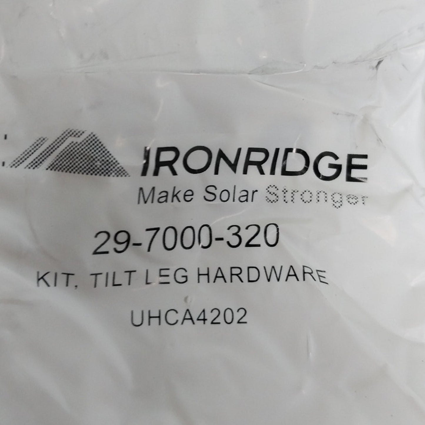 New Ironridge 10" Fixed Tilted Leg Solar Panel Module North Leg ONLY w Hardware
