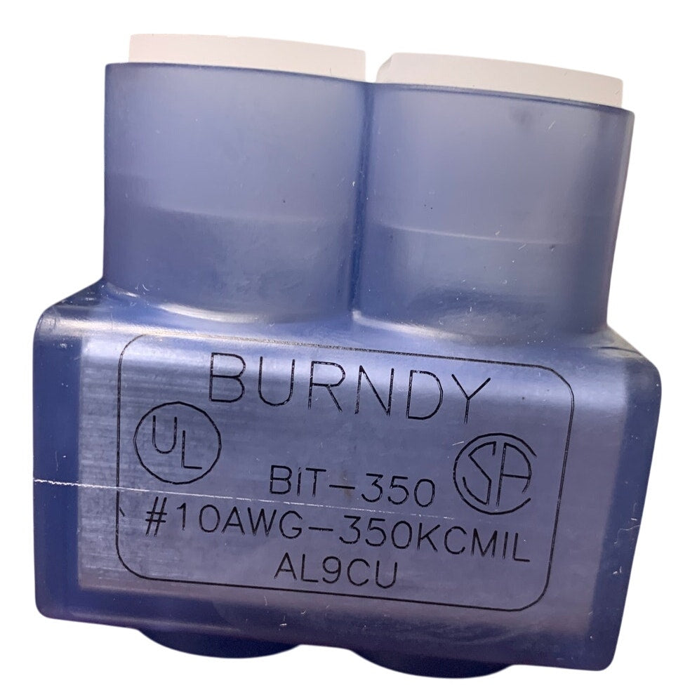 New Open Box Burndy BIT-305 #10 AWG AL9CU Bothside Electrical Uni-Tap Connector