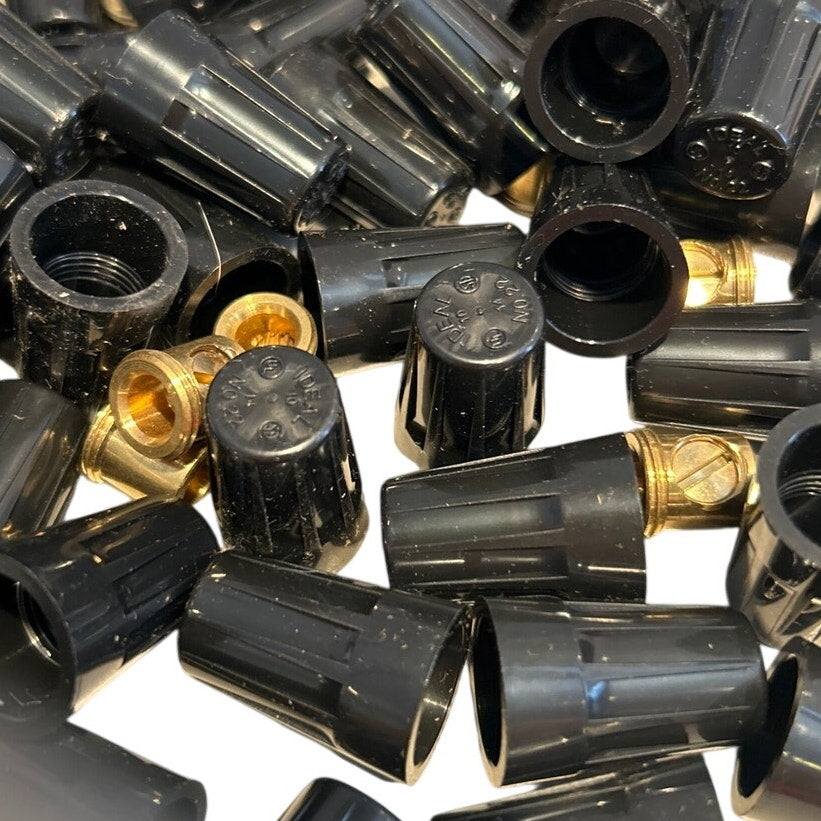 Bulk Lot of 48 Ideal Industries Model 22 Set-Screw Wire Connectors Sets
