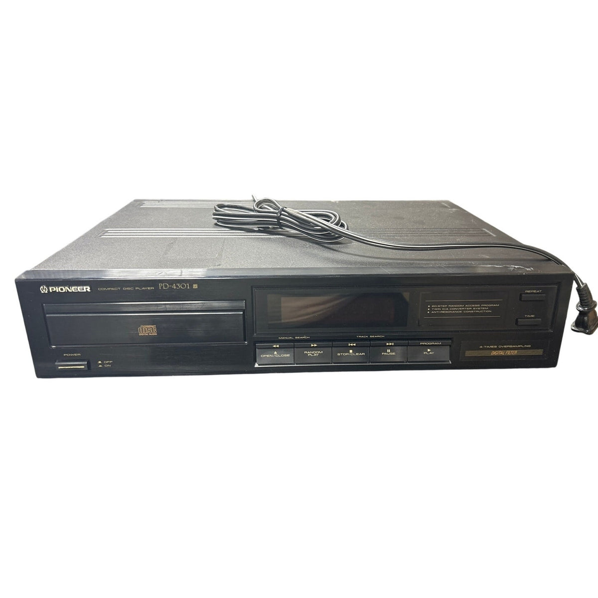 Vintage 1989 Pioneer Compact Disc Player - Audiophile Hi-Fi Component Audio