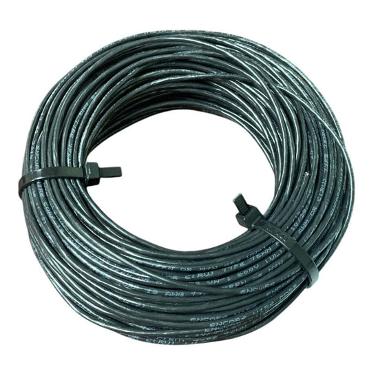 New 100' Encore Wire Black 18 AWG THHN THWN Stranded Copper Wire - Open Box