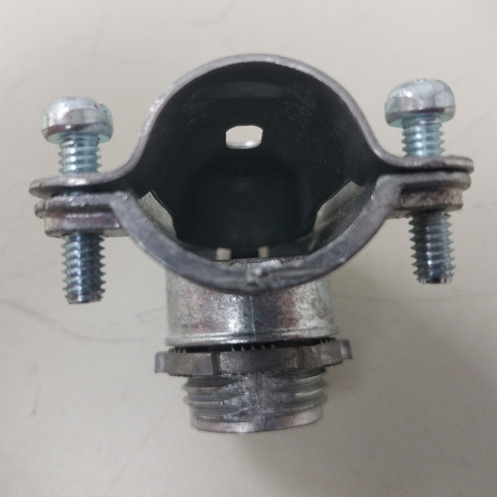 10 New 1/2" 90 Degree Angle Squeeze Type Flex Connectors - Open Box