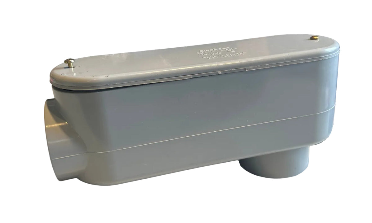 Scepter SLB60S 2-Inch PVC LB Conduit Body with Cover, New Open Box