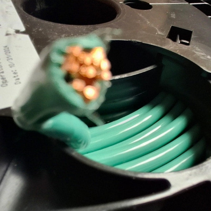 New 1000’ 6 AWG THHN THWN RoHS Stranded 600V Copper Wire Spool in Green