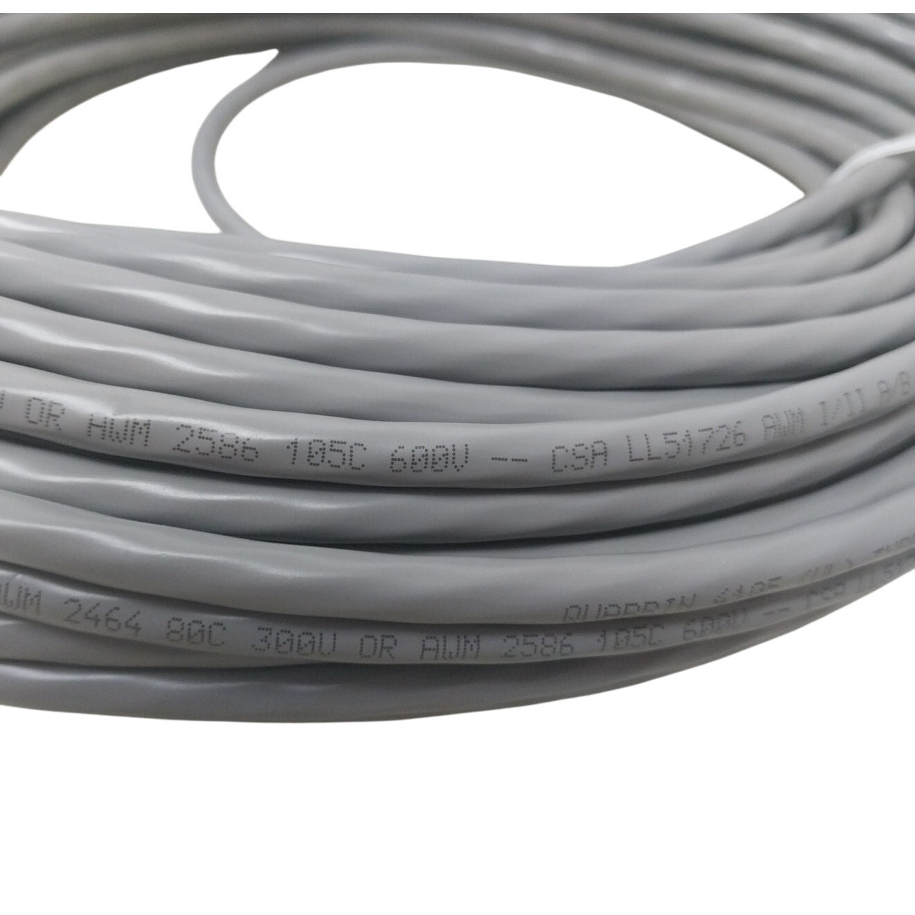 New 90+ Feet Quabbin 600V 18 AWG Low Voltage Cable W RS45 End