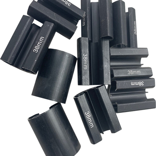 10 New IronRidge UFO Solar Panel Stopper Sleeves in Black Finish 38mm