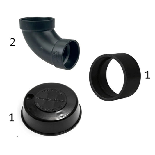 New Charlotte Pipe & Foundry Solar Roof Jack Accessory Elbow Package