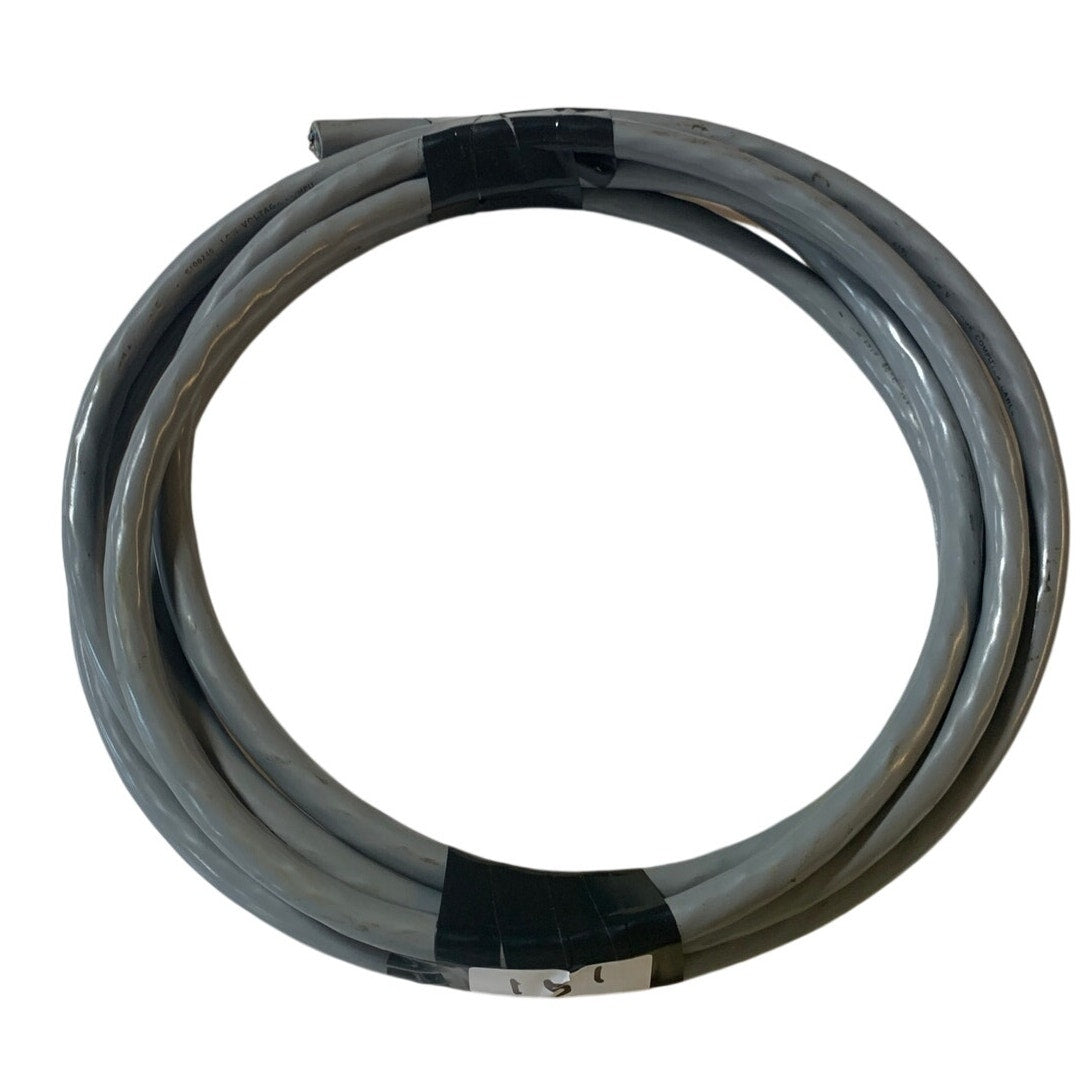 Vintage 30V Shielded Multiconductor Computer Cable 15 ft — Grey