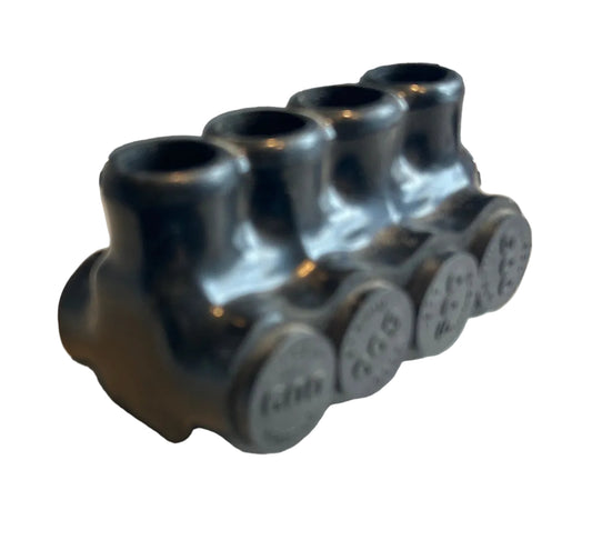 New Open Box Ilsco Insulated 4-Port Multi-Tap Connector Large Gauge