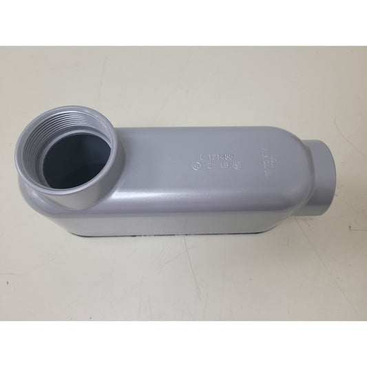New In Box Eaton LB-65CGN 2" Aluminum LB Conduit Body With Cover & Gasket