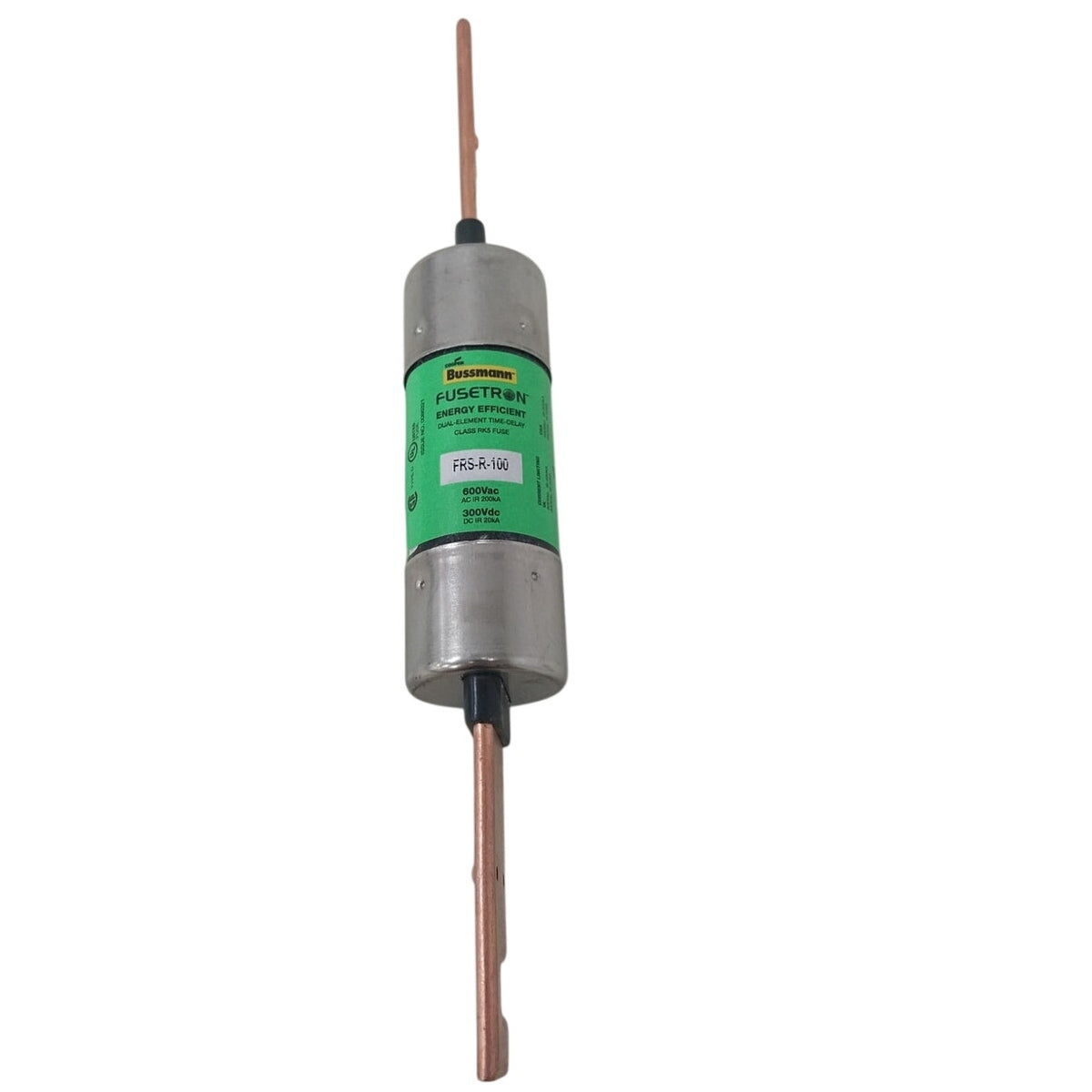 Cooper Bussmann FRS-R-100 100A 600V Class RK5 Time-Delay Fuse — New