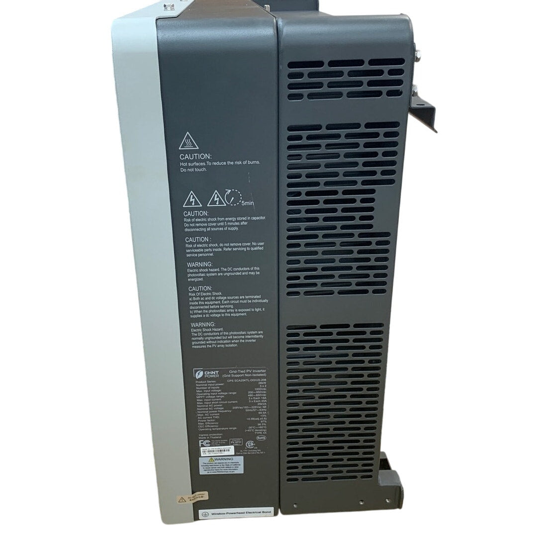 CPS SCA25KTL-DO/US208 25kW Three-Phase Grid-Tie Solar String Inverter — New Open Box