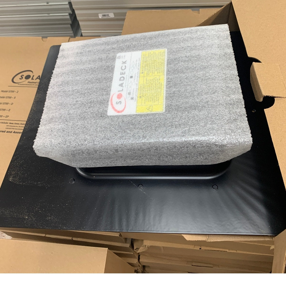 New Soladeck Flashed Solar PV Combiner Enclosure Model 799-D Black