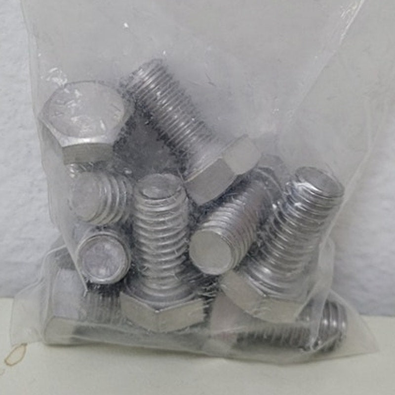 10 New Hexagon Head Bolts 304 Stainless Steel Hex Cap Bolts 1" Length