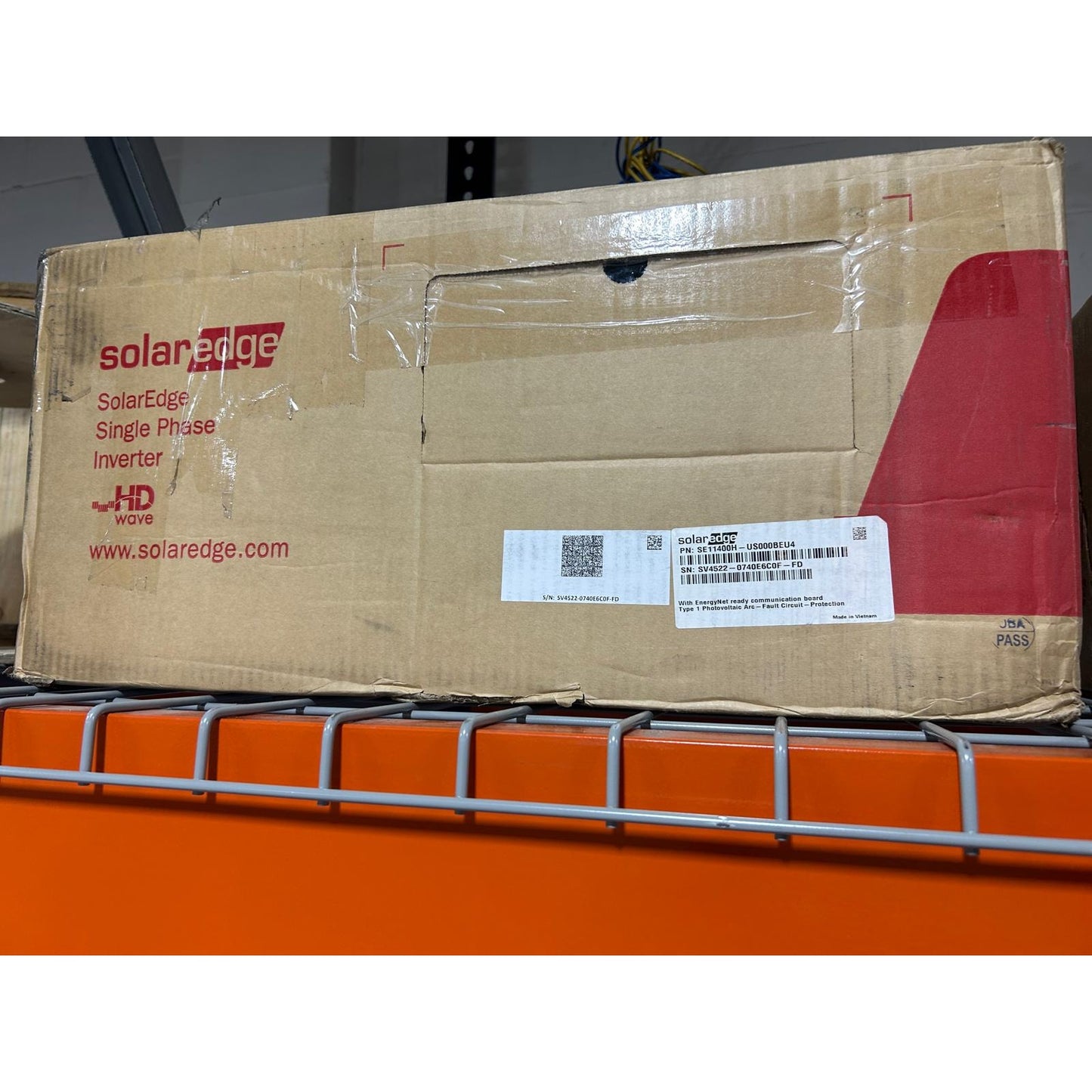 New In Box SolarEdge SE11400H 11.4K Single Phase Inverter Home Energy System