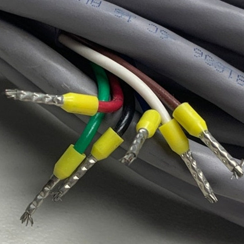 20’ New Gray Alpha Wire H1 P/N  881806 18 AWG 300V AWN II A/B Cable