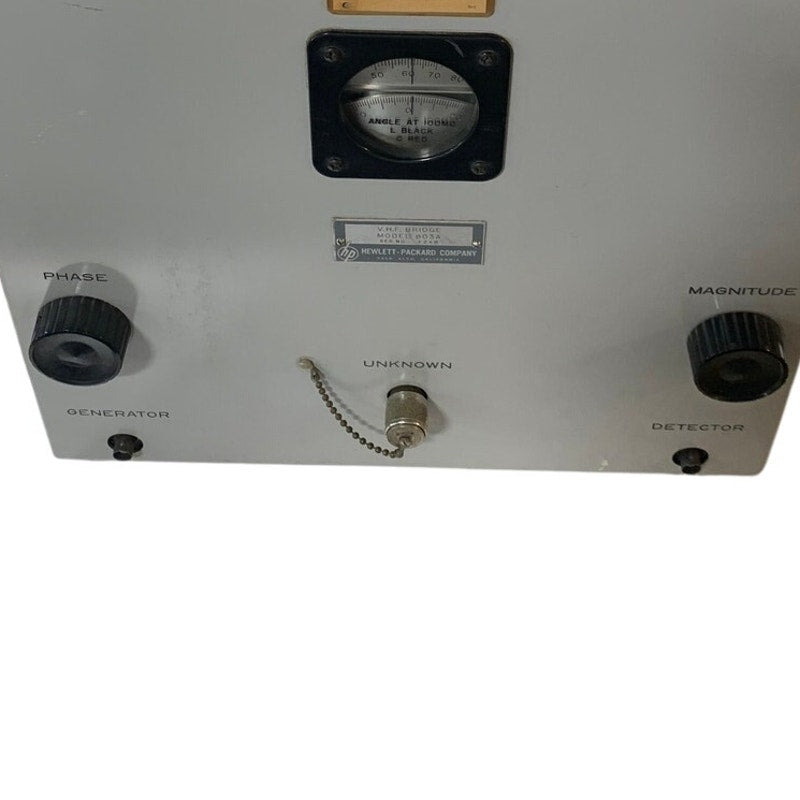 General Radio 803A Shorting Cap Dial Box, Serial No. 1248, 60–500 MC