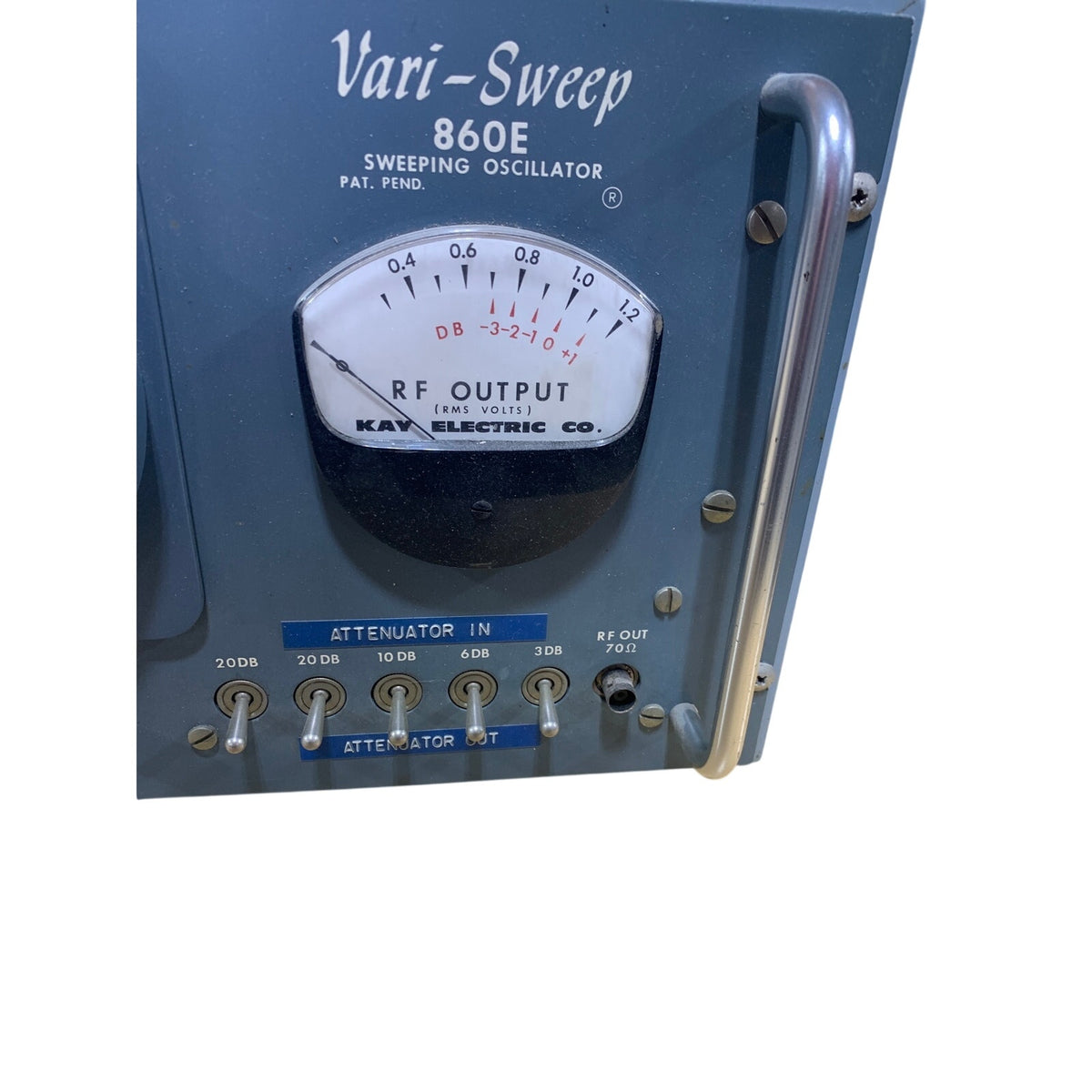 Kay Vari-Sweep 860E RF Sweeping Oscillator, 2–220 MHz, Vintage Untested