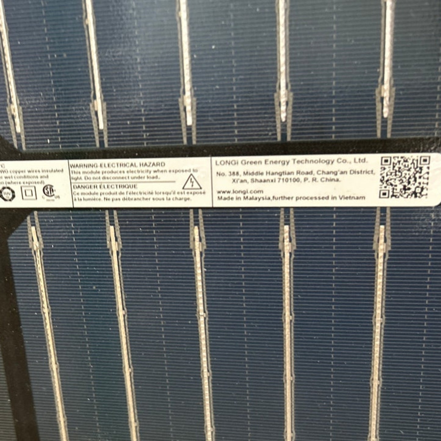New LONGi BiFacial 400W 108 Half-Cut M10 Cells Black Frame 30mm Solar Panel