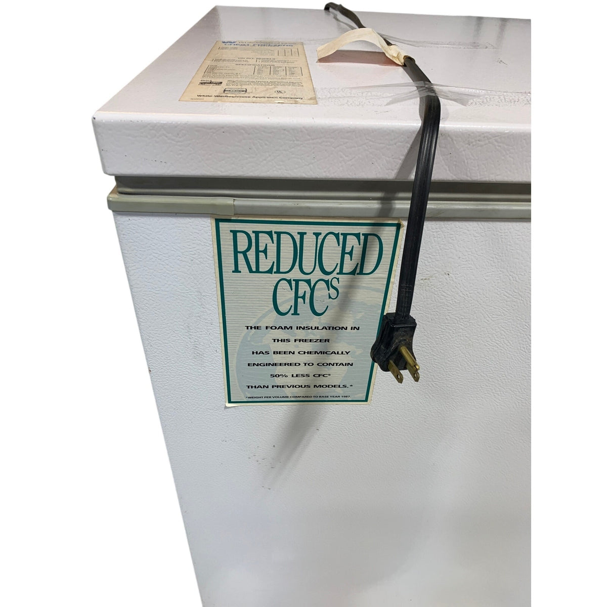 White-Westinghouse FC162LTW7 16 Cu Ft Chest Freezer 1991 — Local Pickup Affton MO