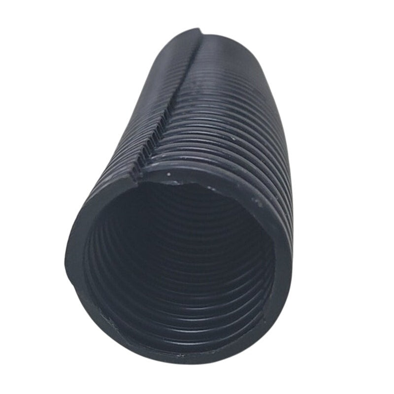 25 New 3" to 5" Black Plastic Corrugated Conduit Tube Wire Management