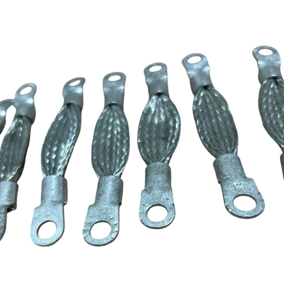 New Open Box Ironridge RS-GDLG-002 6pcs Silver 4" T-Bolt Grounding Lugs