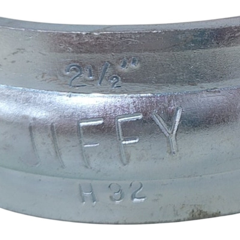 2 New Jiffy 2.5" Metal Pipe Strap H-32 One Hole EMT Fittings