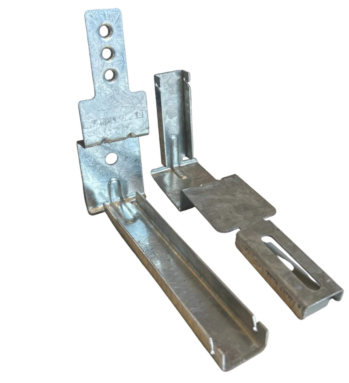 Heavy-Duty Metal Solar Roof Hook & Z-Bracket Pair (7"x6" & 8"x4")