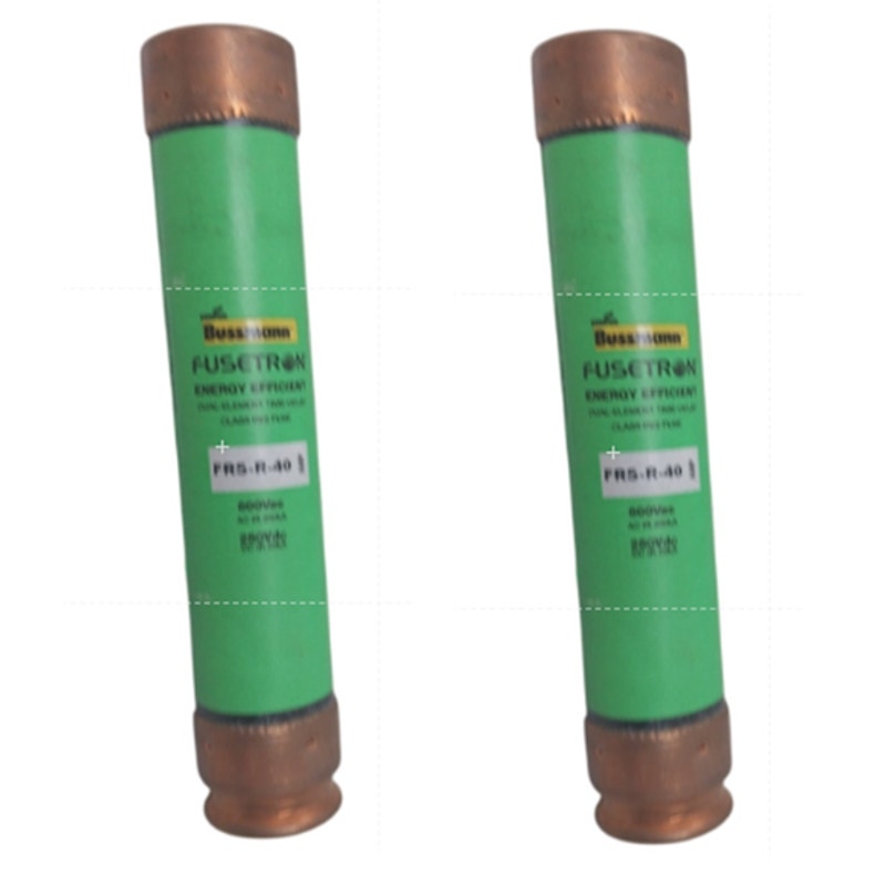 Bussmann FRS-R-40 40A 600V Class RK5 Time-Delay Fuse — 2-Pack, New