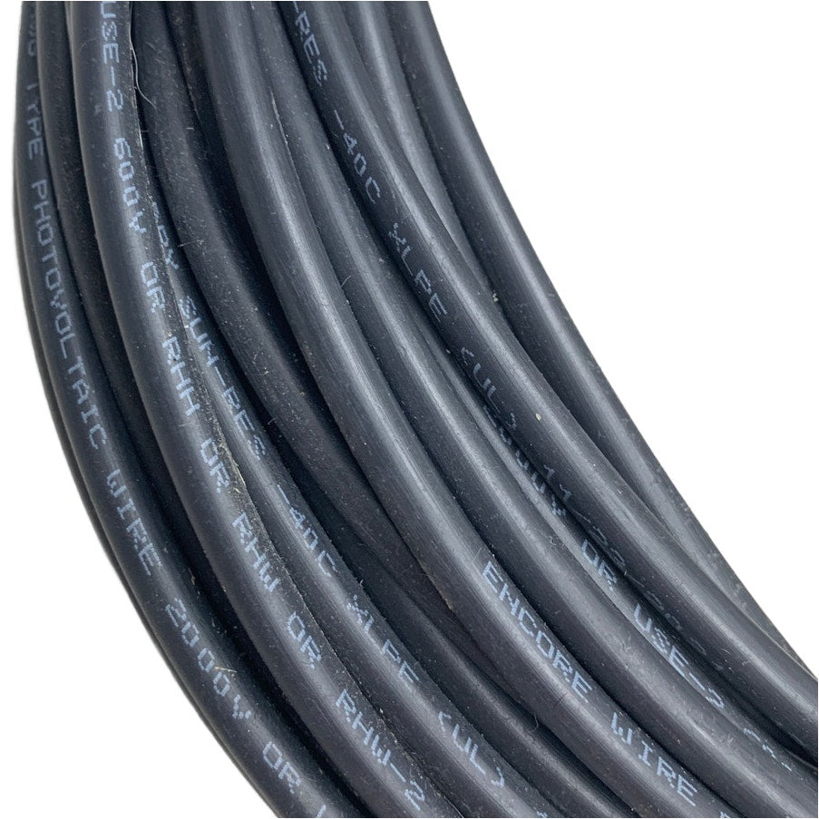 100’ Encore 10 AWG Photovoltaic PV Direct Burial Wet or Dry Sun-Res 2000V Wire