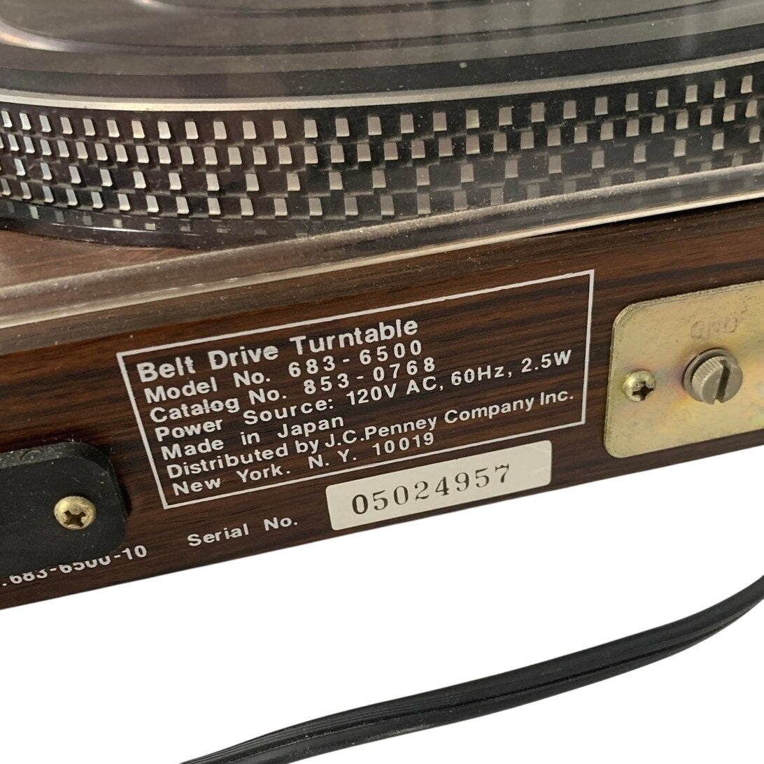 Vintage MCS Model 6502 Belt Drive Semi-Automatic Turntable (Technics Built)