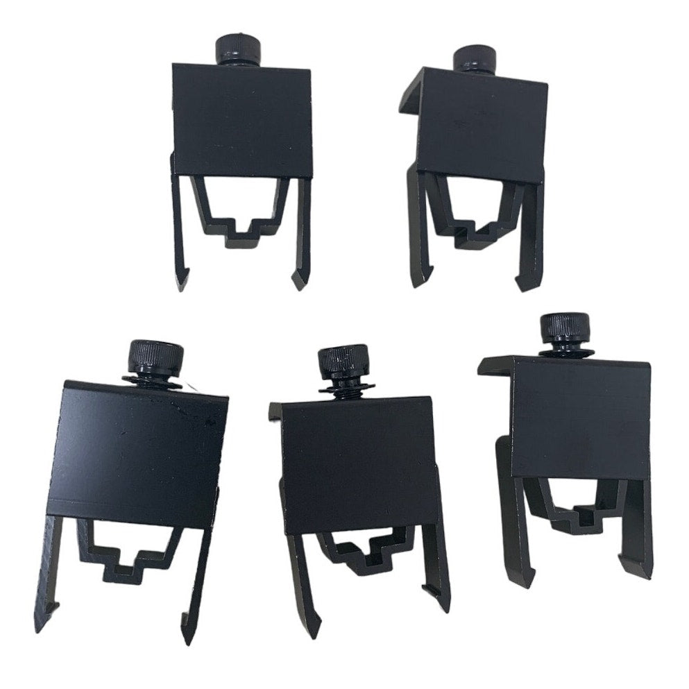 5 New Sunmodo SMR Pop-On Black K10418-BK3 Solar Panel Module End Clamps