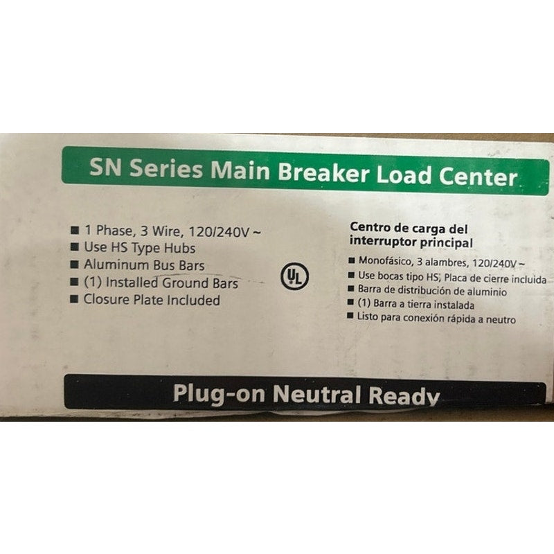 New Siemens 200A 30 Space 48 Circuit Main Breaker Outdoor 3R Electric Load Panel