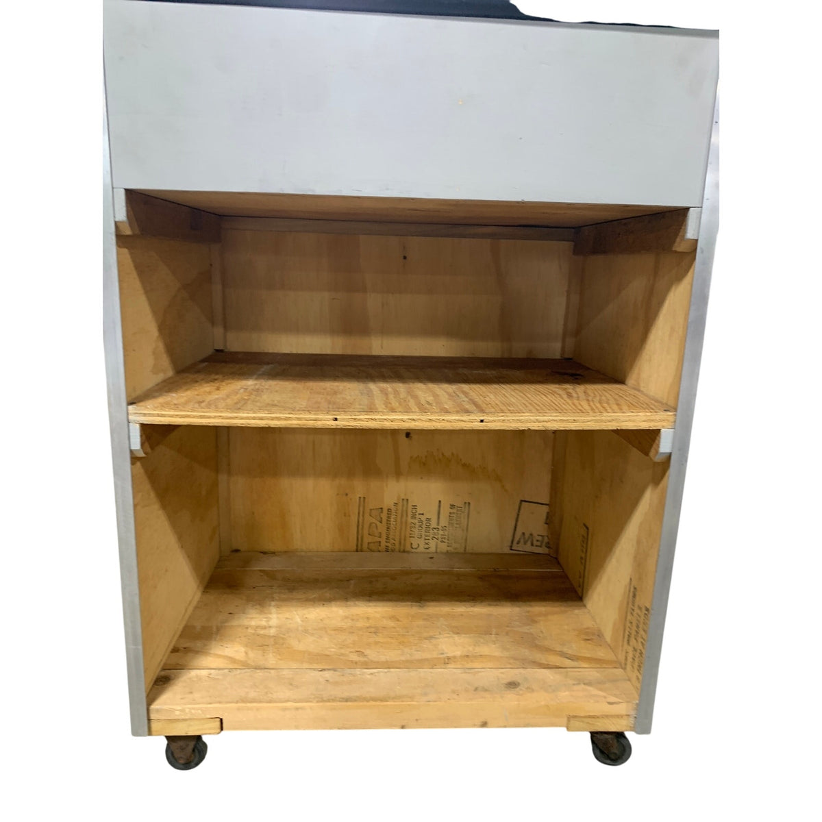 Handmade Rolling Wood Tool Cart with Removable Top, St. Louis Pickup