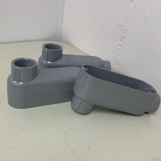 3 New Appleton Form 85 Aluminum Conduit Body Type LB125-A 1.25" Threaded