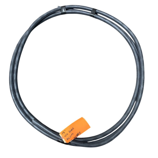 15' New Super Slick Elite 4/0 Black Stranded Aluminum Cable Electrical Wire