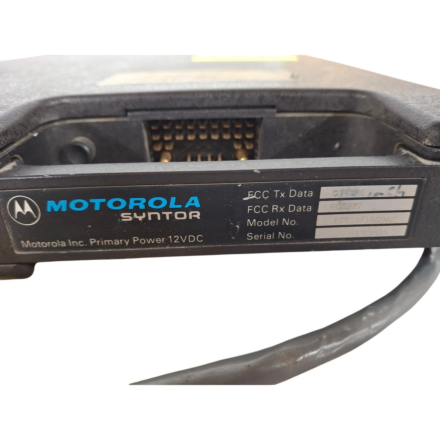 Vintage Motorola Mobile HAM Radio Transceiver Unit Communications Hardware