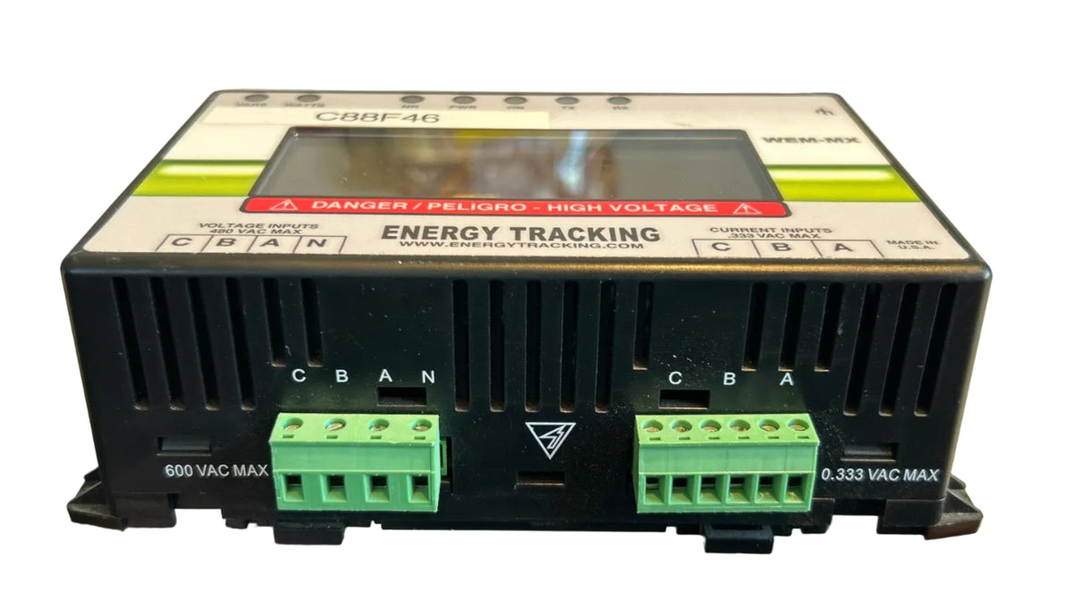 Energy Tracking WEM-MX 3-Phase Power & Energy Meter | 480V | New Open Box