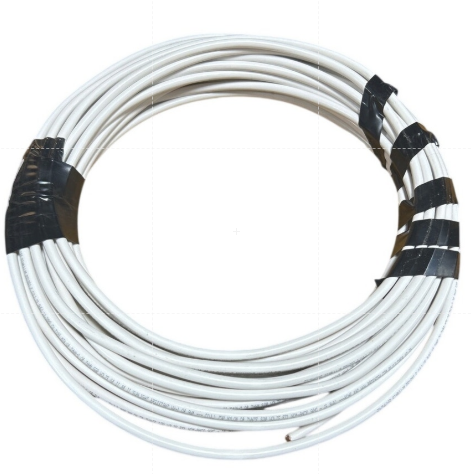 New White 6 AWG THHN THWN Stranded Copper Various Brands Wire - Open Box