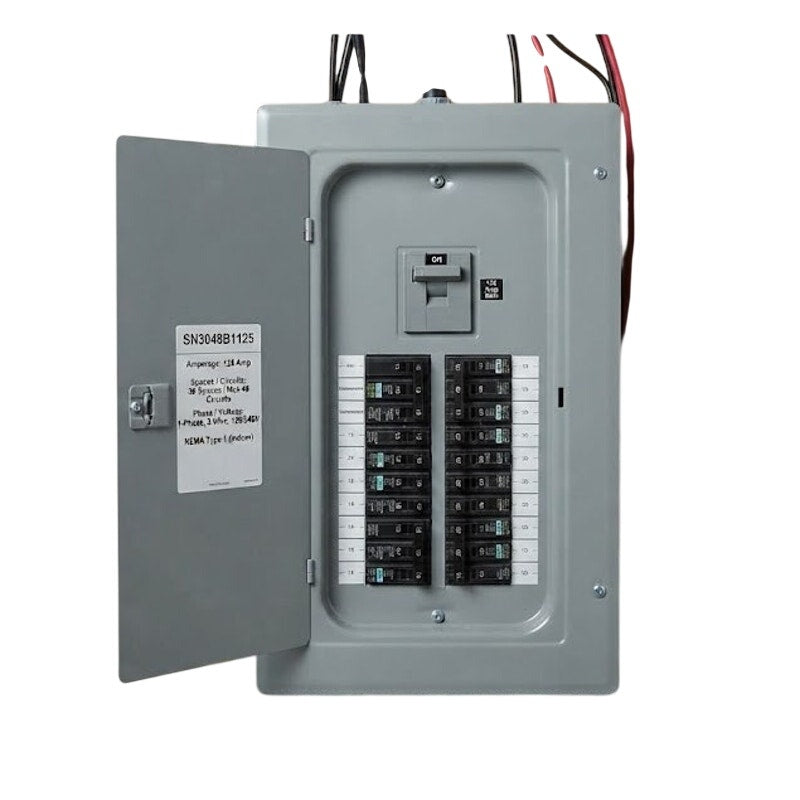 New Siemens 125A 30 Space 48 Circuit Main Breaker Indoor Electric Load Panel