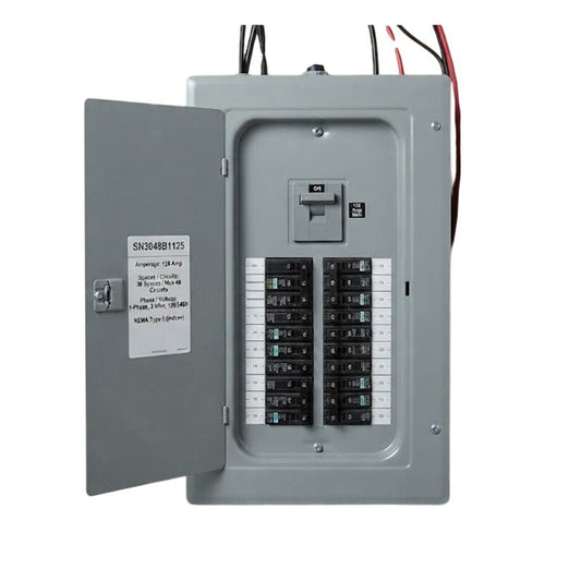 New Siemens 125A 30 Space 48 Circuit Main Breaker Indoor Electric Load Panel