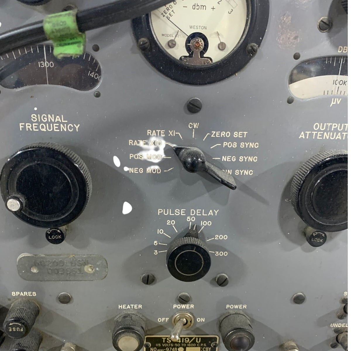 US Military TS-419/U Pulse Signal Generator — Vintage Military Surplus Test Equipment