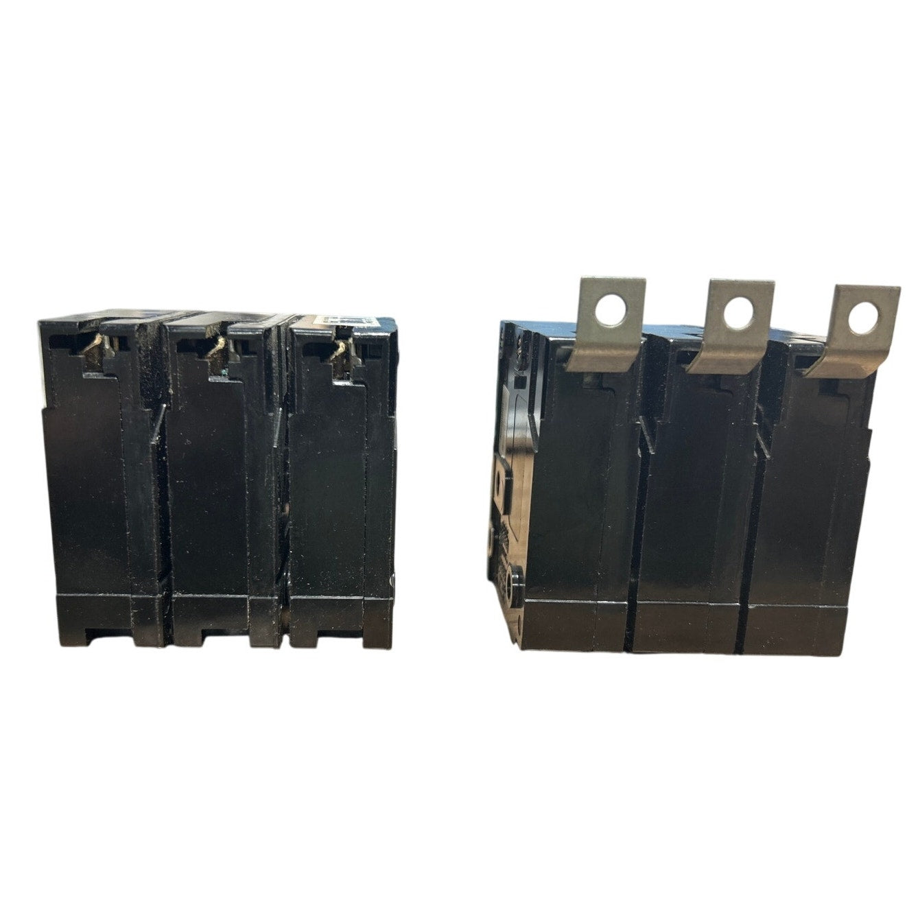 2 New Open Box Black Eaton Type BR320 20A 3 Pole Circuit Breakers